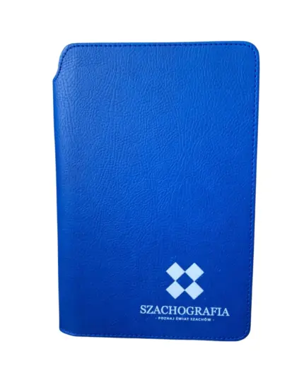 notes z ekoskóry niebieski